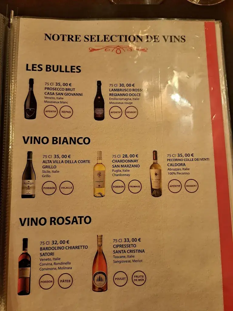 Menu_La Casa Borghese_Colfontaine_image_1