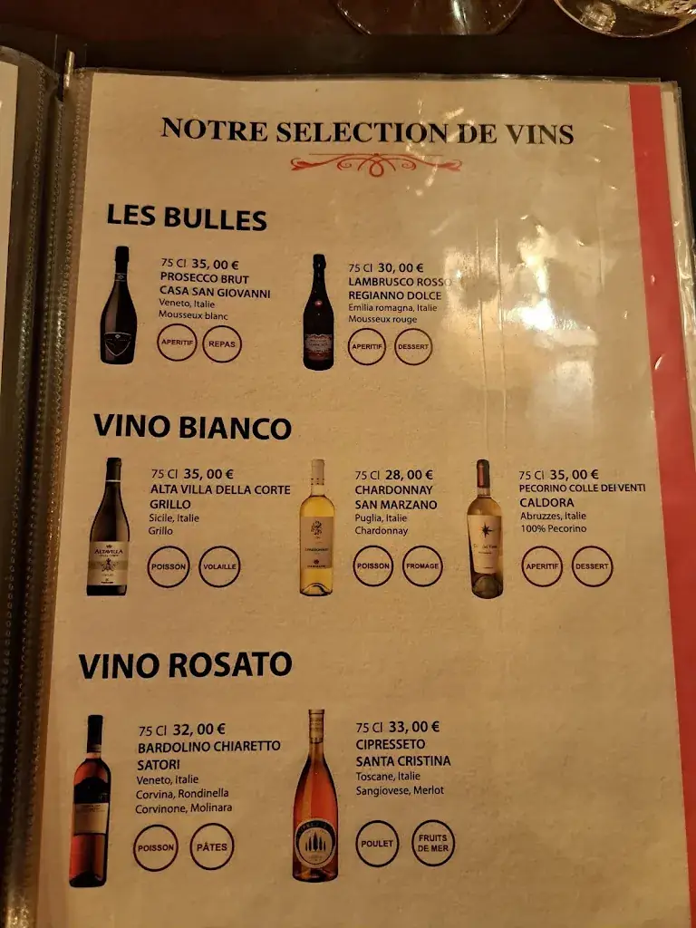 Menu_La Casa Borghese_Colfontaine_image_2