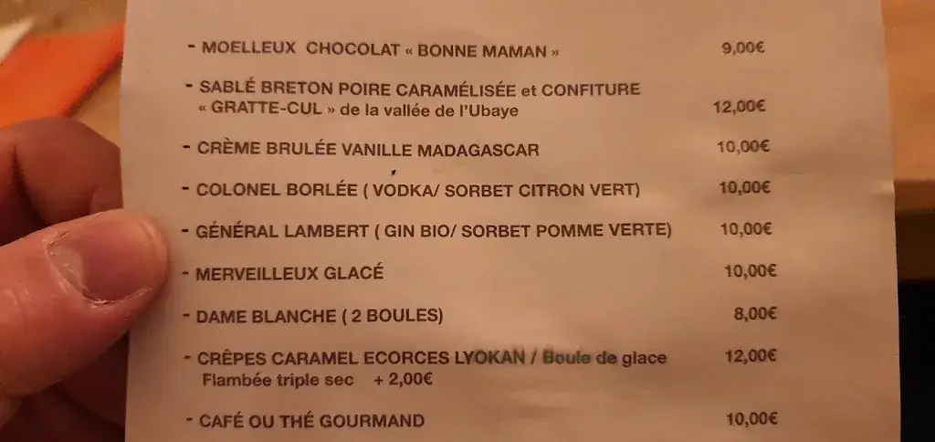 Menü_7ici restaurant_Chaumont-Gistoux_Bild_1