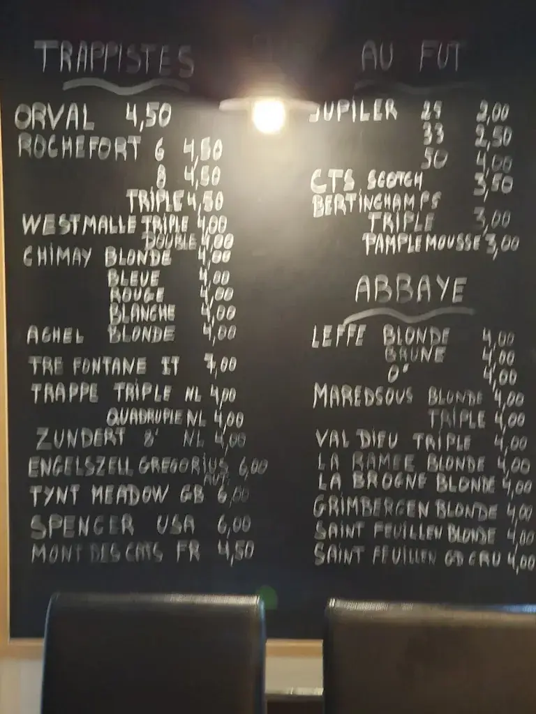 Menu_La Tanière_Chaumont-Gistoux_image_1