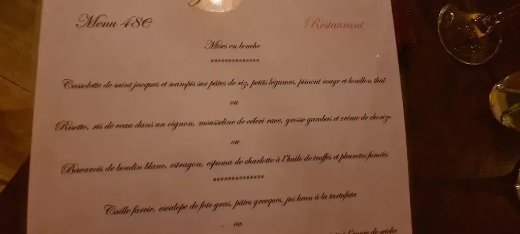 Menü_Restaurant Chez Mich'_Grez-Doiceau_Bild_4