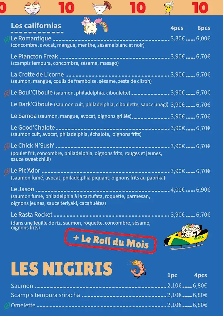 Menü_Cellule Sush'_Ottignies-Louvain-la-Neuve_Bild_2