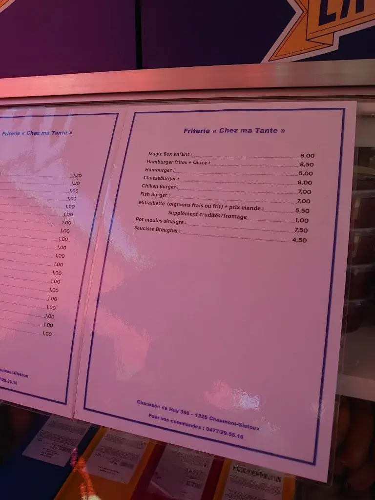 Menu_Chez ma tante_Chaumont-Gistoux_image_1