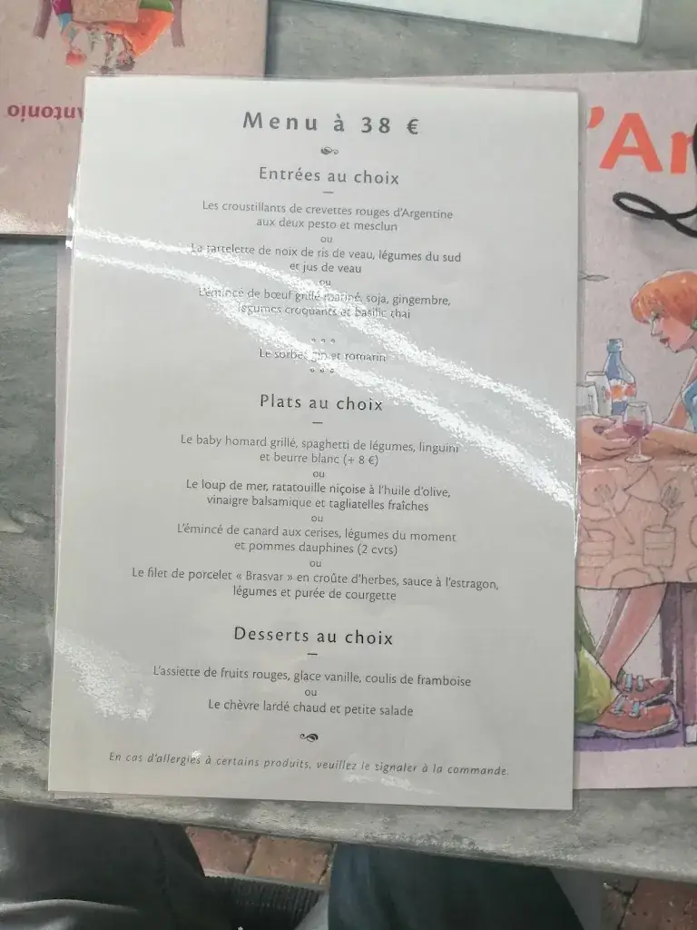 Menü_La Table d'Antonio_Dinant_Bild_4