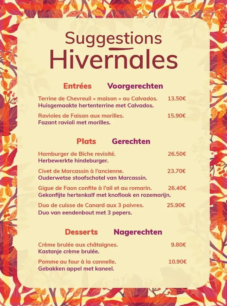 Menu_Brasserie des Fagnes_Couvin_image_1