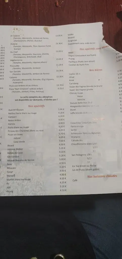 Menu_Al Kasbah Couvin_Couvin_image_2