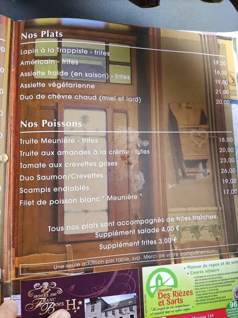 Menü_L'Eau Blanche_Chimay_Bild_4