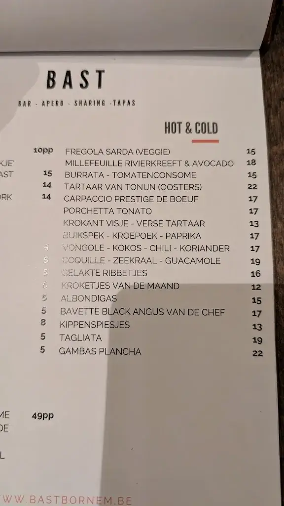 Menu_Bast Bornem_Bornem_image_1
