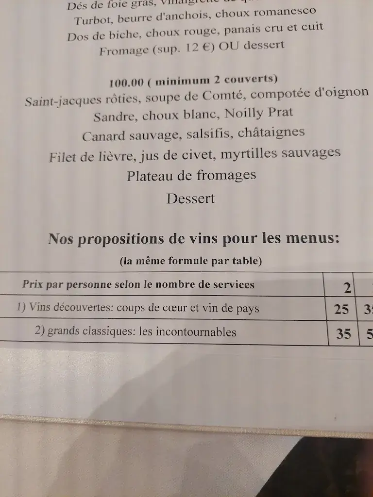 Menu_Le Pilori_Écaussinnes_image_1