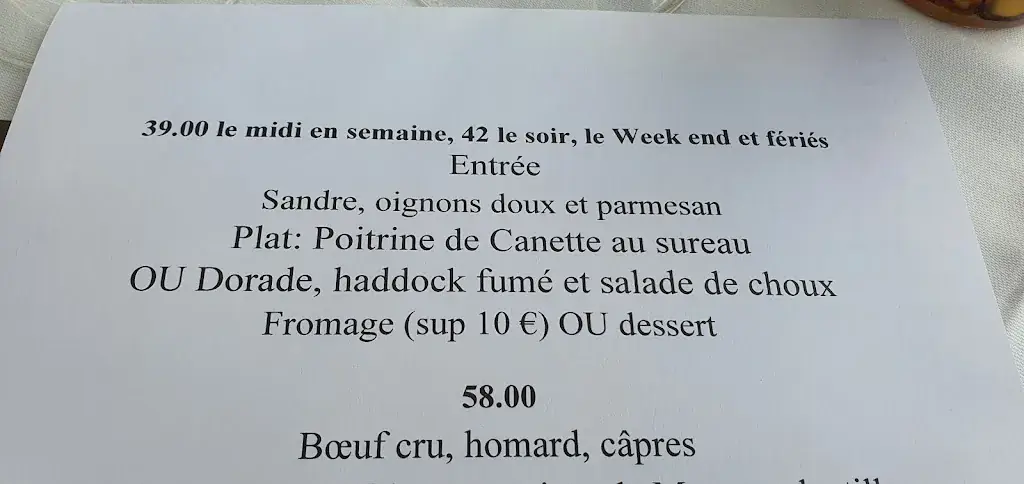Menu_Le Pilori_Écaussinnes_image_2