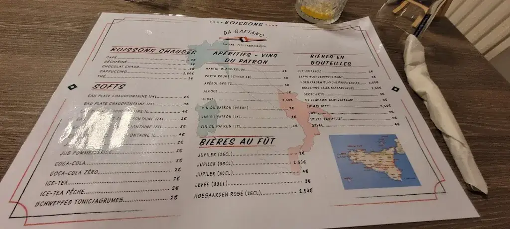 Menu_Da Gaetano_Écaussinnes_image_4