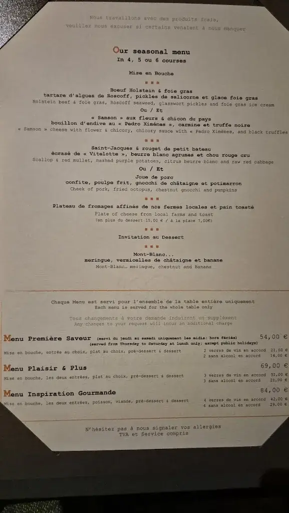 Menü_La Table de Manon_Durbuy_Bild_1