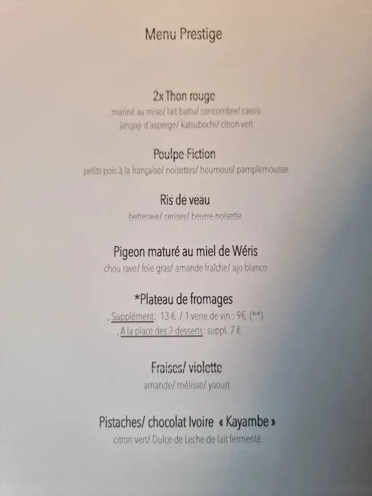 Menu_Le Cor de Chasse_Durbuy_imagen_4