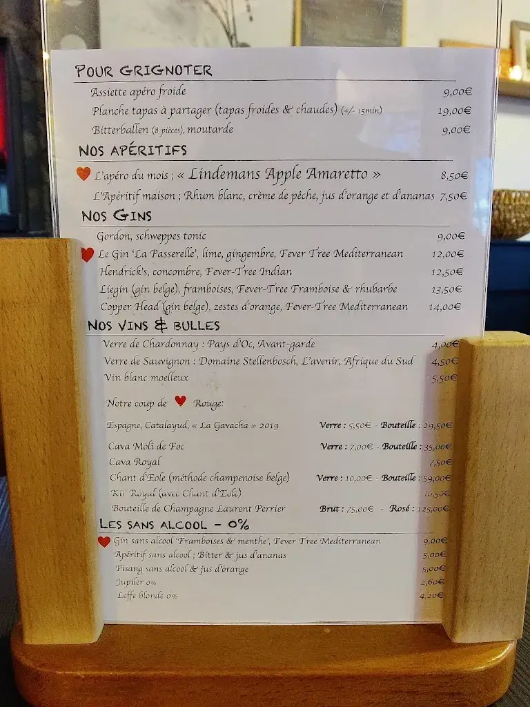 Menu_La Passerelle_Durbuy_imagen_2