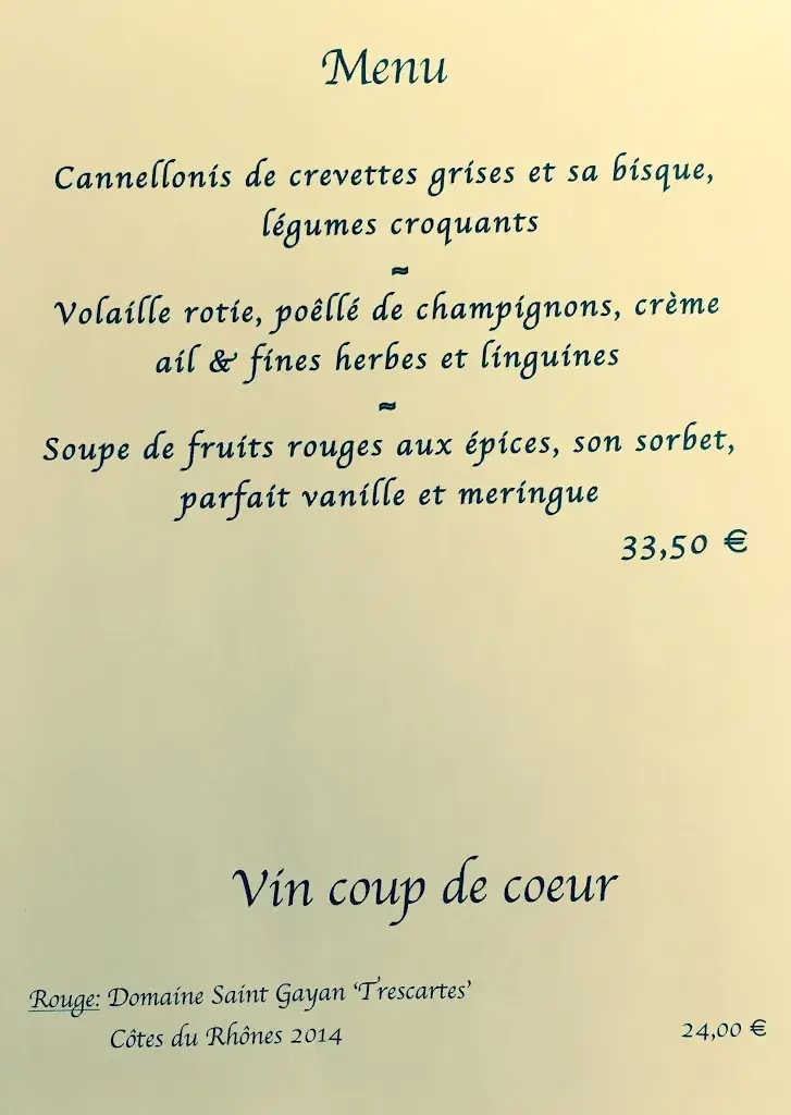 Menu_La Passerelle_Durbuy_imagen_3