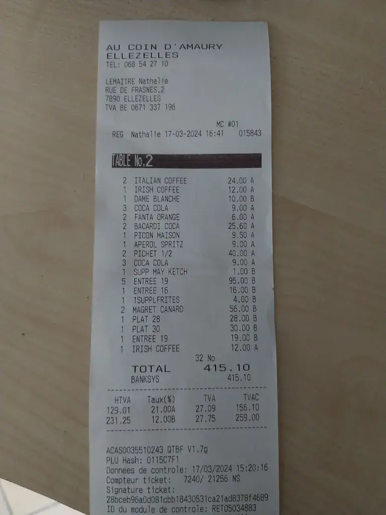 Marinne Bosse_Au Coin D'Amaury_Ellezelles_Bewertung