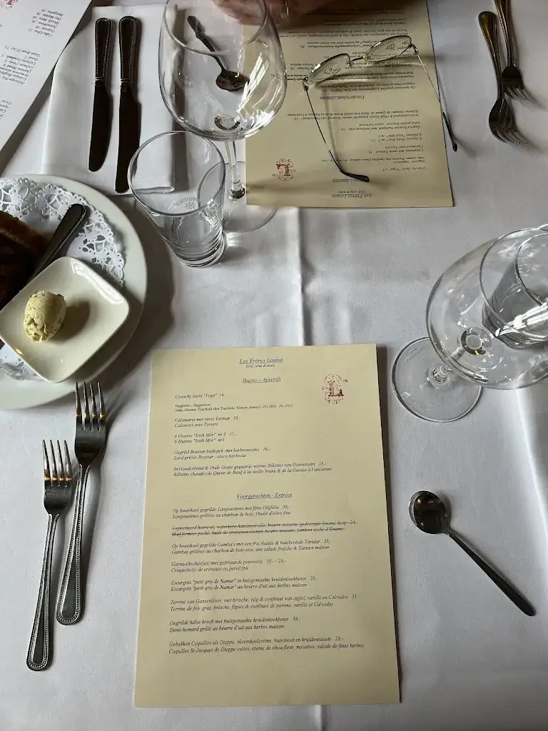 Menü_Les Frères Louise_Ellezelles_Bild_2
