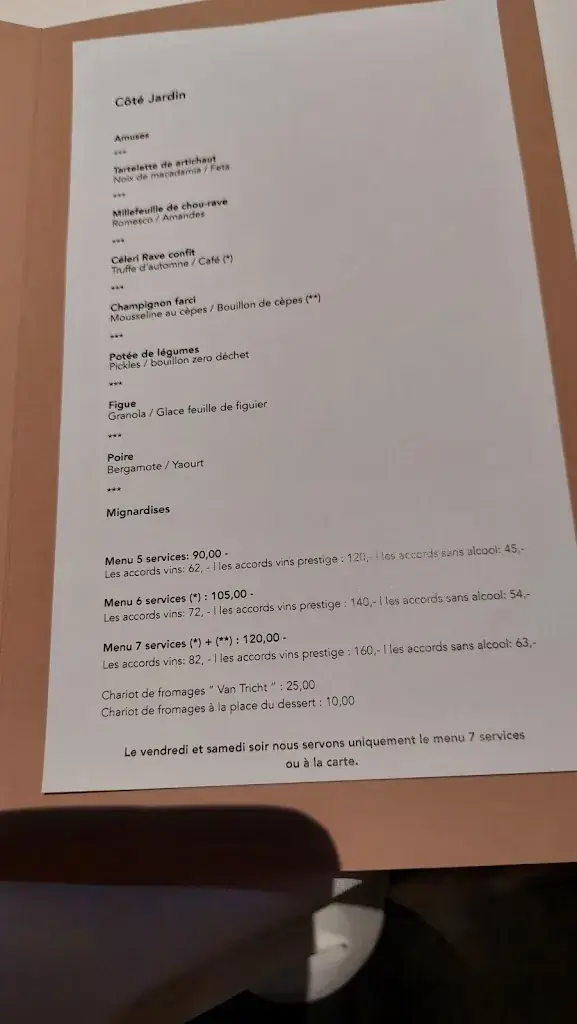 Menu_Le Vieux Château_Flobecq_image_3