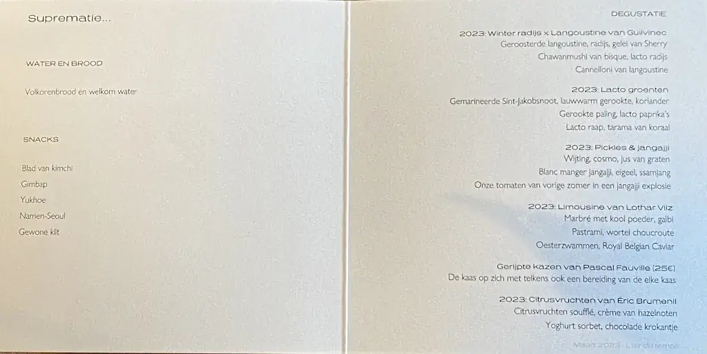 Menü_L’air du temps_Éghezée_Bild_2