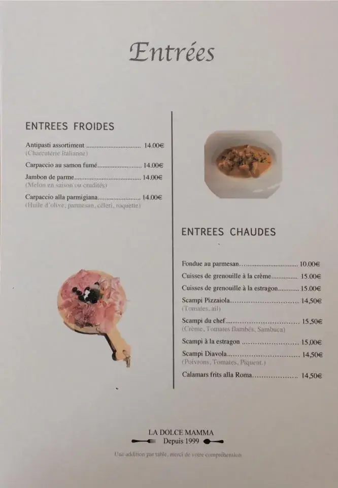Menu_La Dolce Mama_Éghezée_image_2