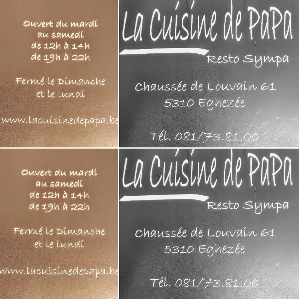 Menü_La Cuisine de Papa_Éghezée_Bild_3