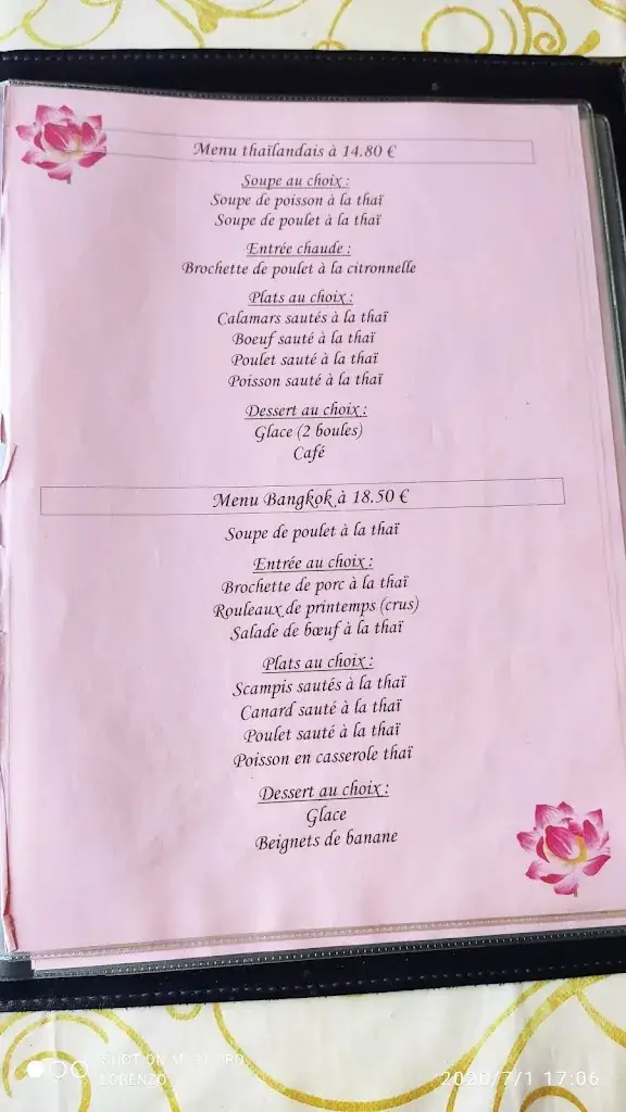 Menü_Cascade D'asie_Éghezée_Bild_4