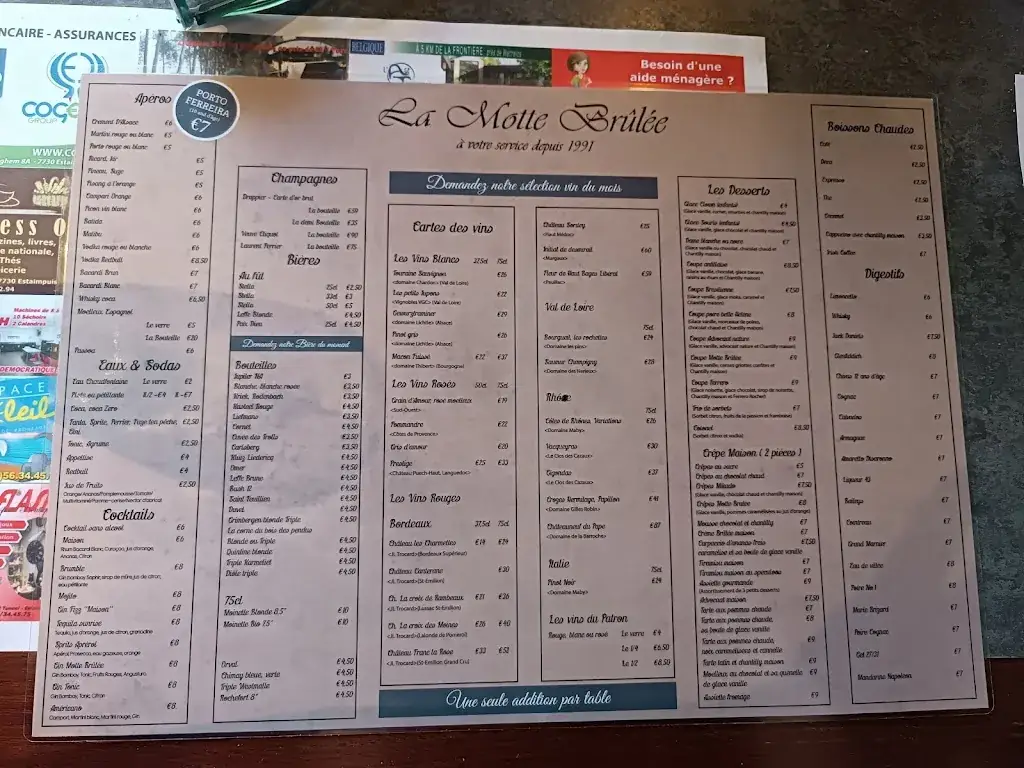 Menu_La Motte Brûlée_Estaimpuis_imagen_2