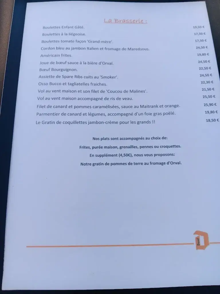 Menu_L'Enfant Gâté_Habay_image_2