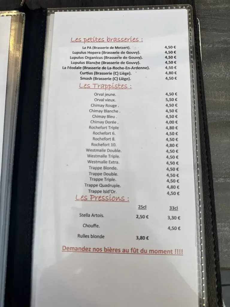 Menu_L'Enfant Gâté_Habay_image_4