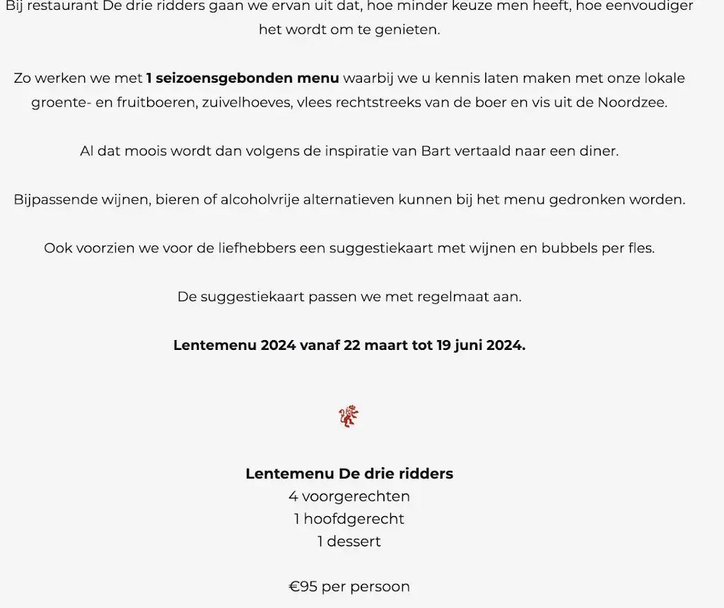 Menü_De Drie Ridders_Alveringem_Bild_1