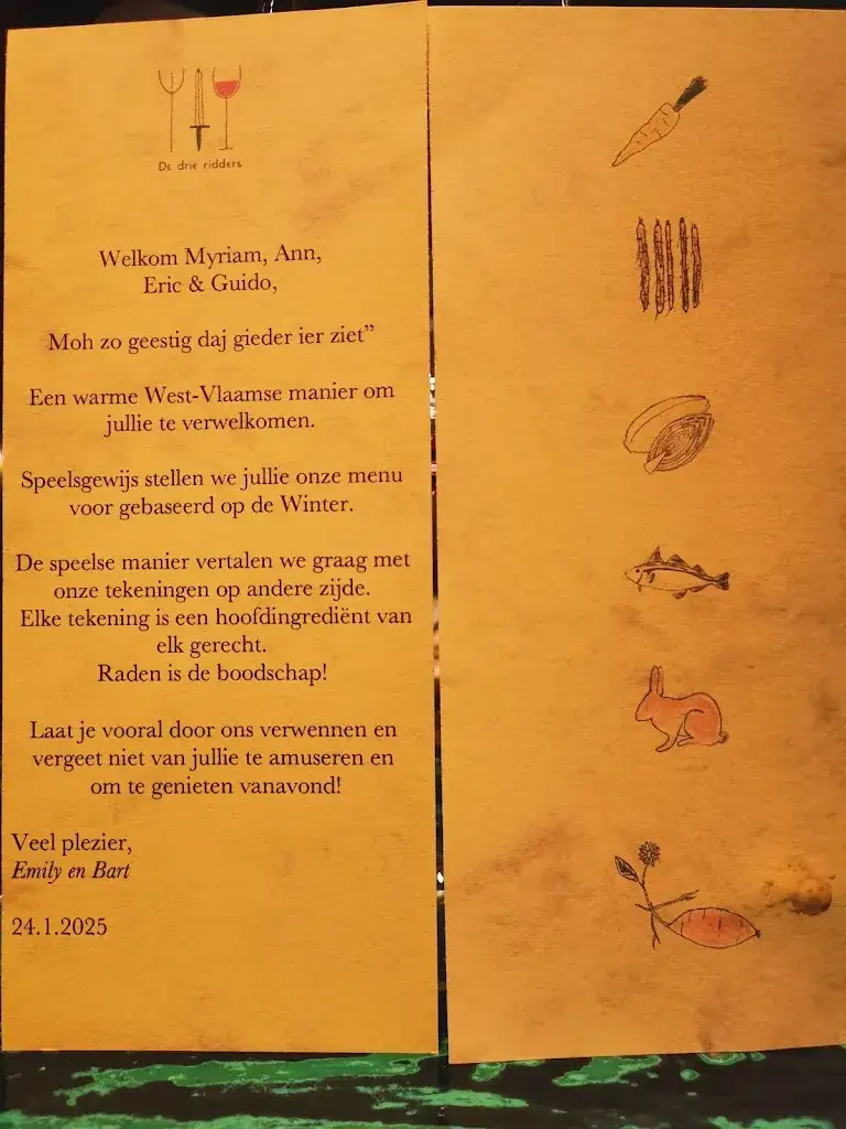 Menü_De Drie Ridders_Alveringem_Bild_4