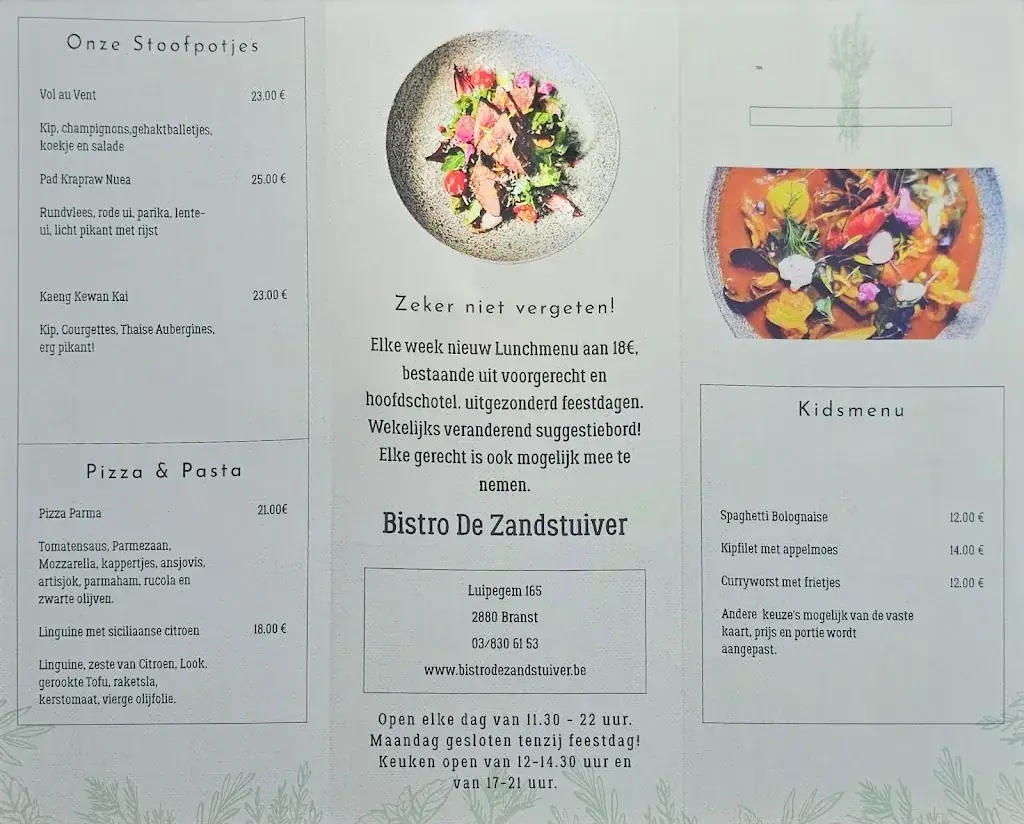 Menu_Bistro de Zandstuiver_Bornem_image_2