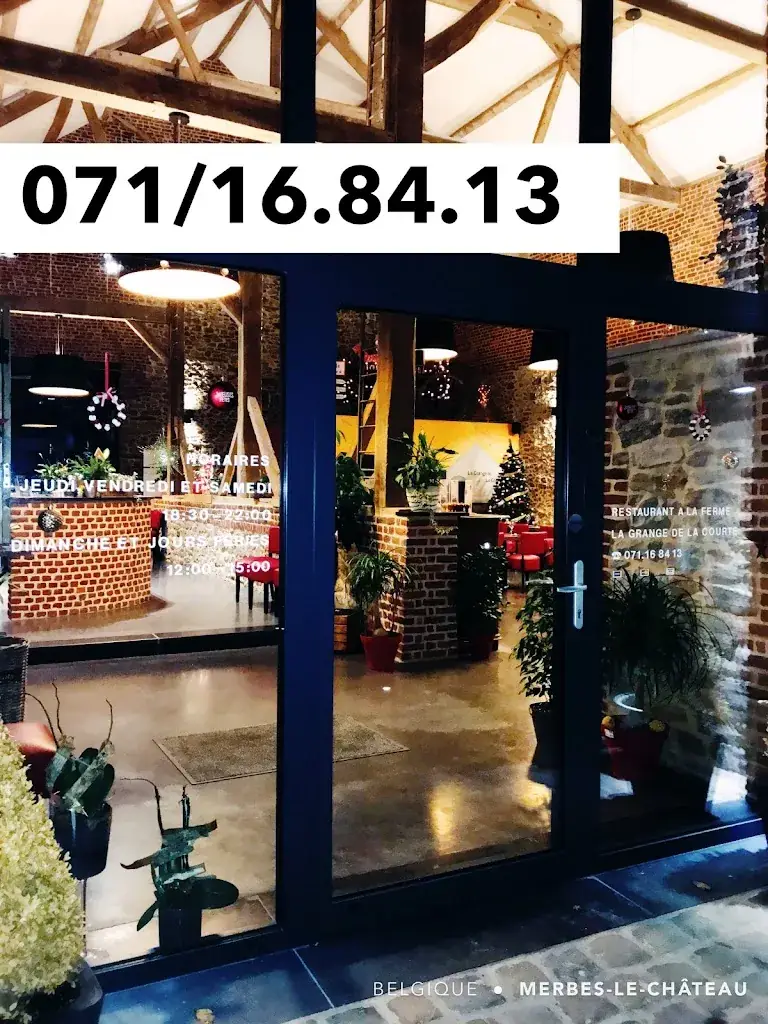Grange De La Courte restaurante en Merbes-le-Château