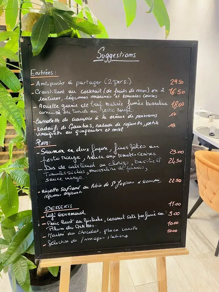 Menü_Restaurant Villa Giulia_Fleurus_Bild_1