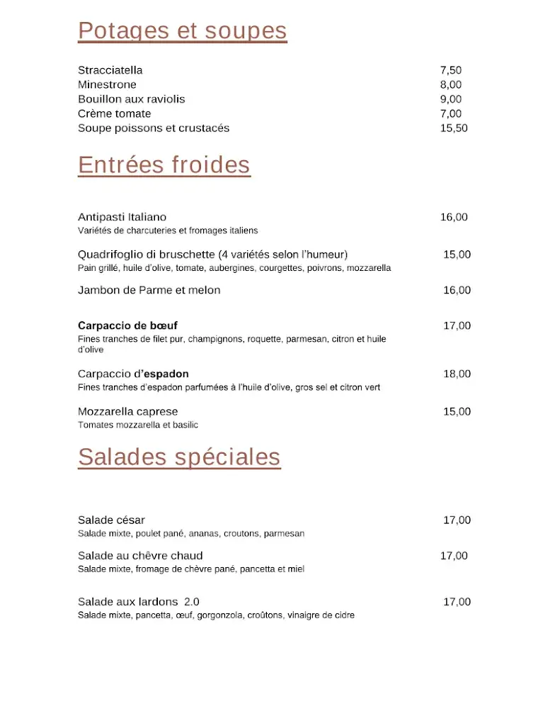 Menü_La Scuderia 2.0_Fléron_Bild_1