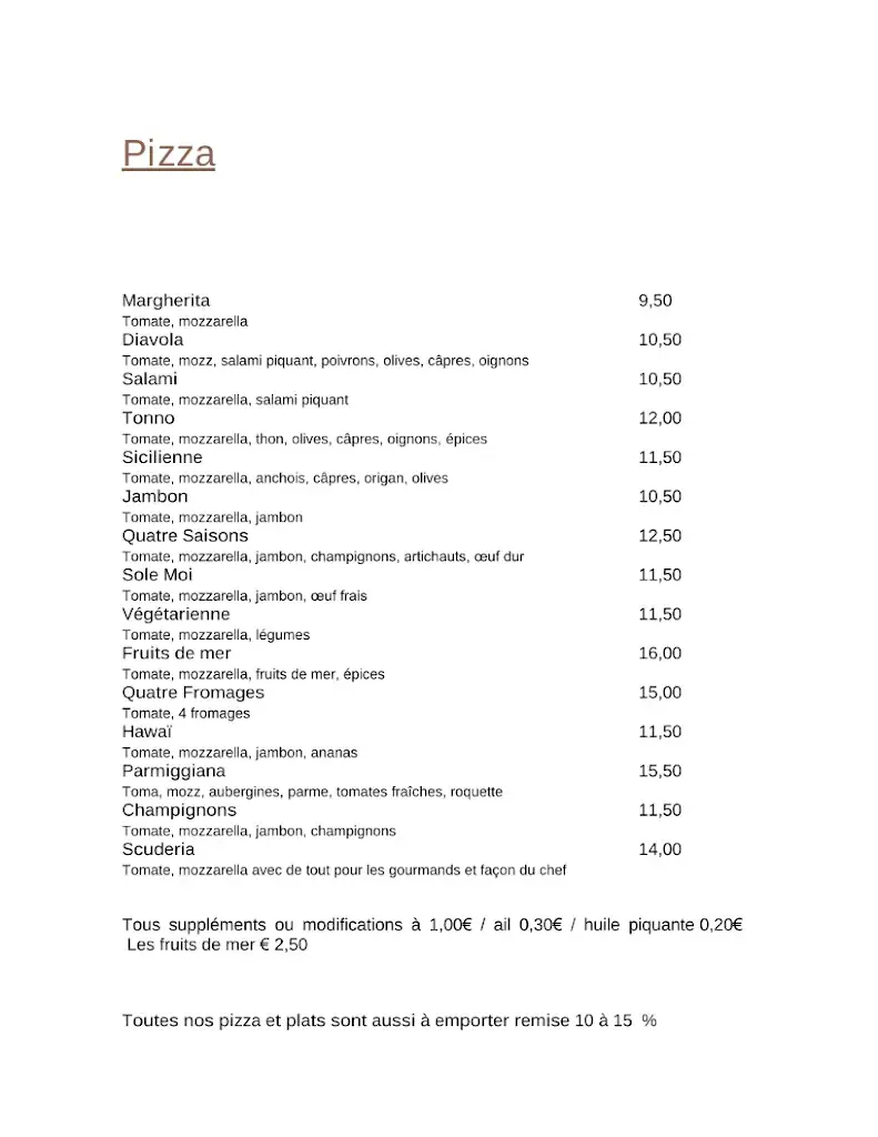 Menü_La Scuderia 2.0_Fléron_Bild_2