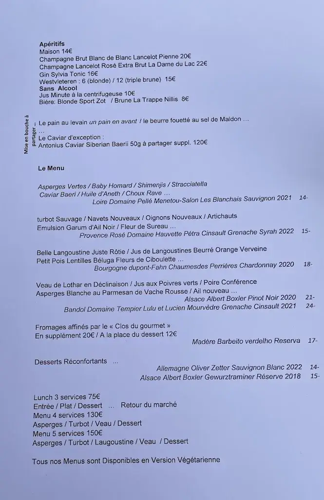 Menü_RESTAURANT PHILIPPE FAUCHET_Saint-Georges-sur-Meuse_Bild_1