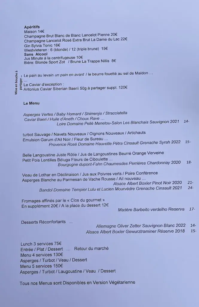 Menü_RESTAURANT PHILIPPE FAUCHET_Saint-Georges-sur-Meuse_Bild_2