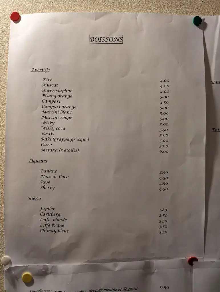 Menü_Taverne Harmonie_Fleurus_Bild_2