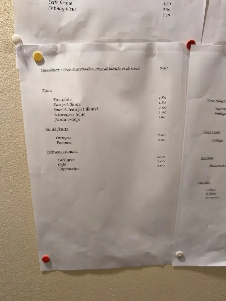 Menü_Taverne Harmonie_Fleurus_Bild_3