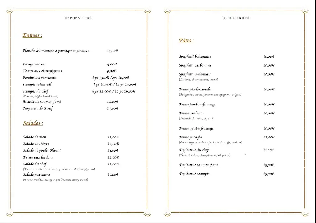 Menu_Les Pieds sur Terre_Ferrières_image_1