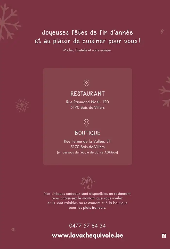 Menu_La Vache Qui Vole_Profondeville_image_3