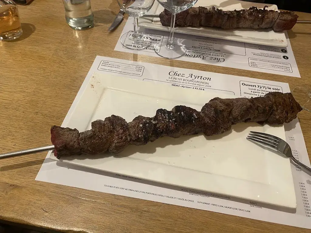 Menu_Le Petit Bourguignon « Chez Ayrton »_Fosses-la-Ville_image_6