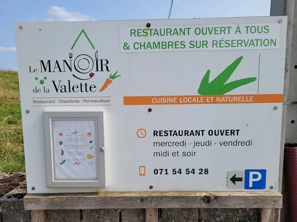 Menu_LE MANOIR DE LA VALETTE_Florennes_imagen_2