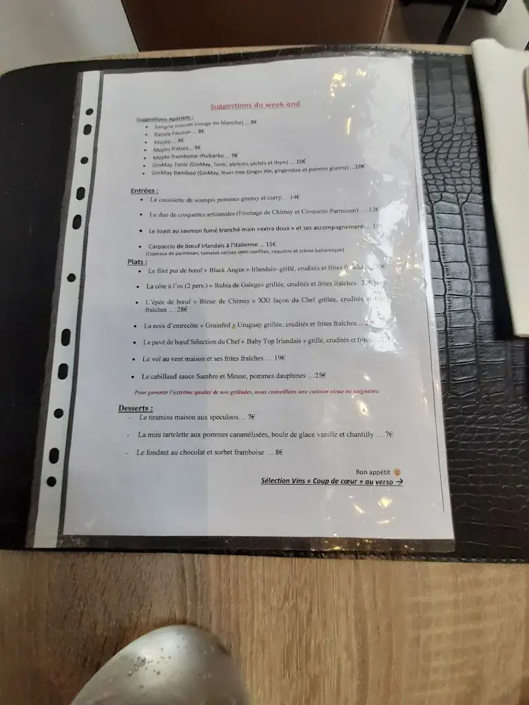 Menu_Le grill de pouss’_Froidchapelle_imagen_4