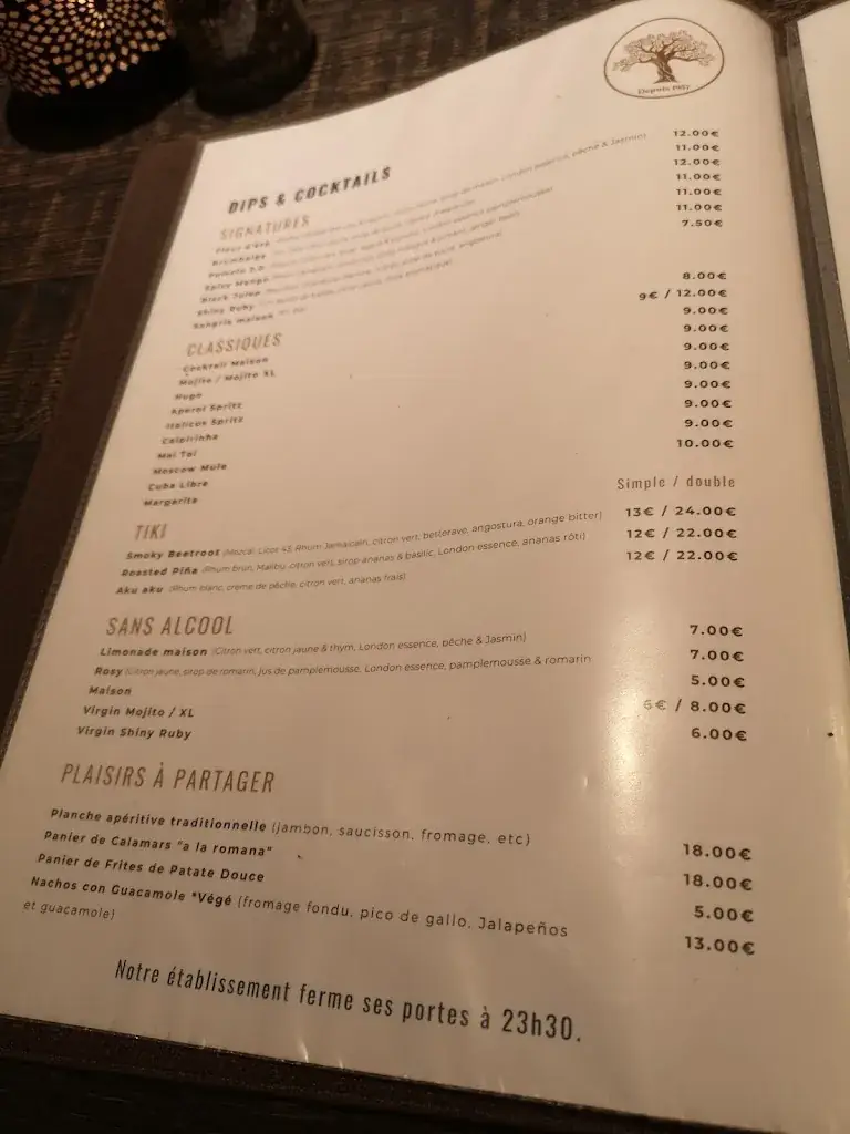 Menu_Le Relais des Oliviers_Florenville_image_3