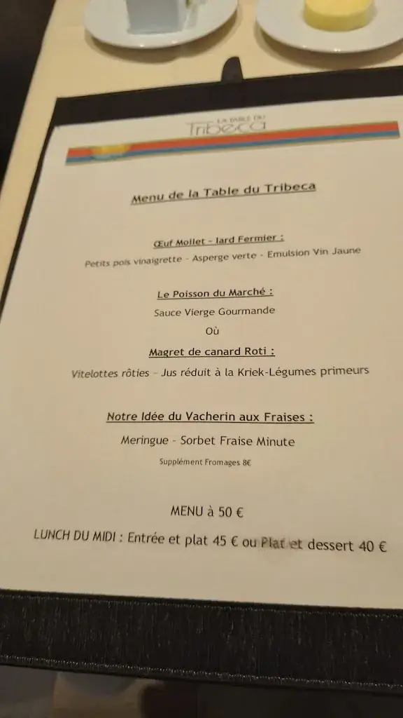 Menu_La Table du Tribeca_Gerpinnes_image_2