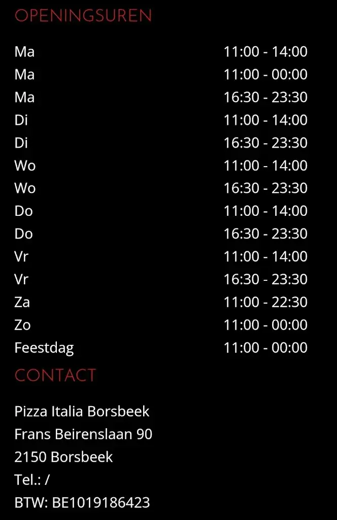 Menu_Pizza Italia_Antwerpen_image_1