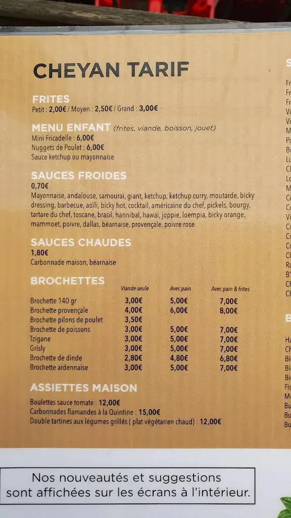 Menü_CHEYAN_Frasnes-lez-Anvaing_Bild_1