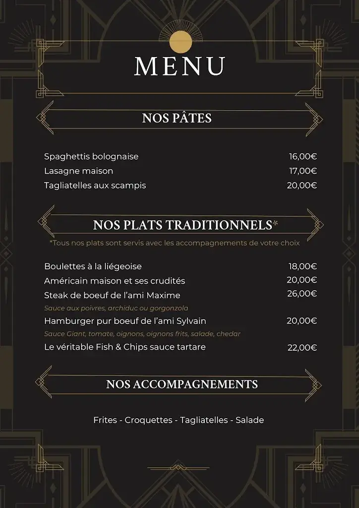 Menü_Charlie's Bar-Restaurant_Gedinne_Bild_2